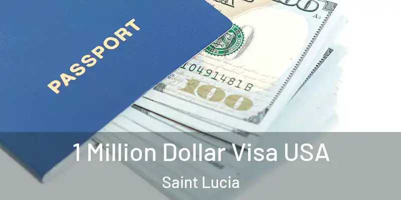 1 Million Dollar Visa USA Saint Lucia